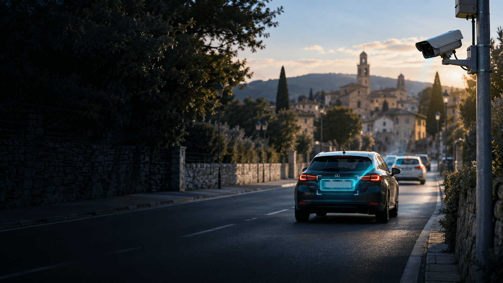 Controllo dei transiti con telecamere ANPR per un Comune