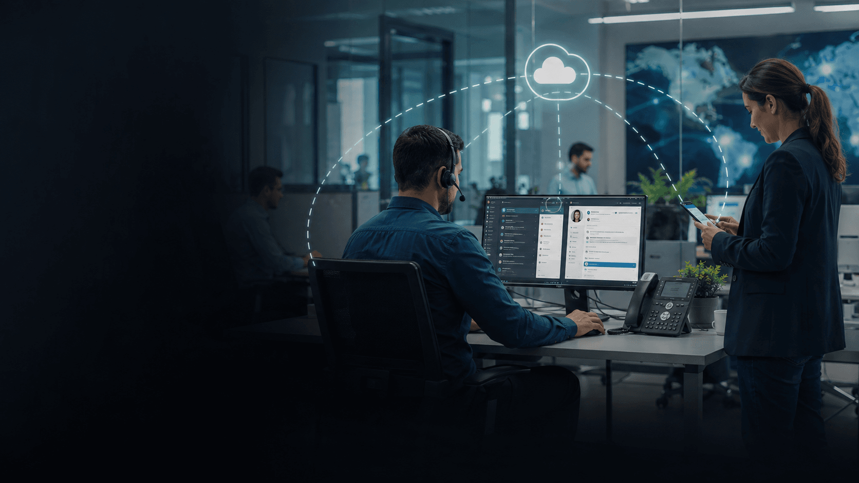 Centralino in cloud con failover e integrazione CRM per la logistica