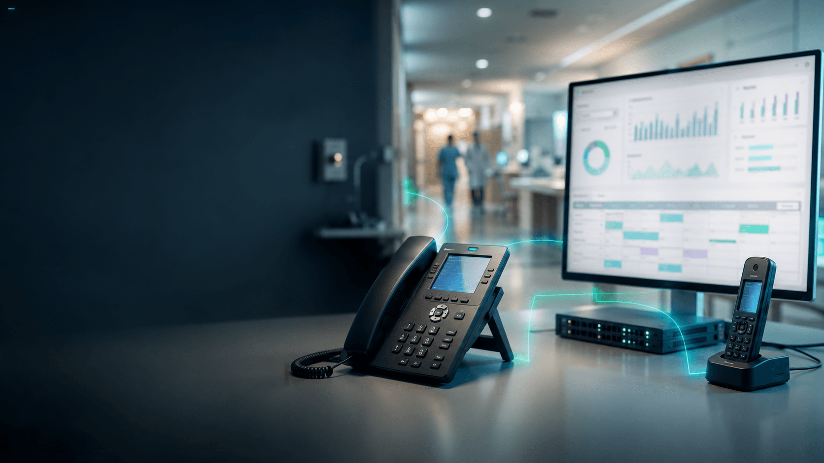 Telefonia IP con AI e integrazione gestionale per un'azienda ospedaliera